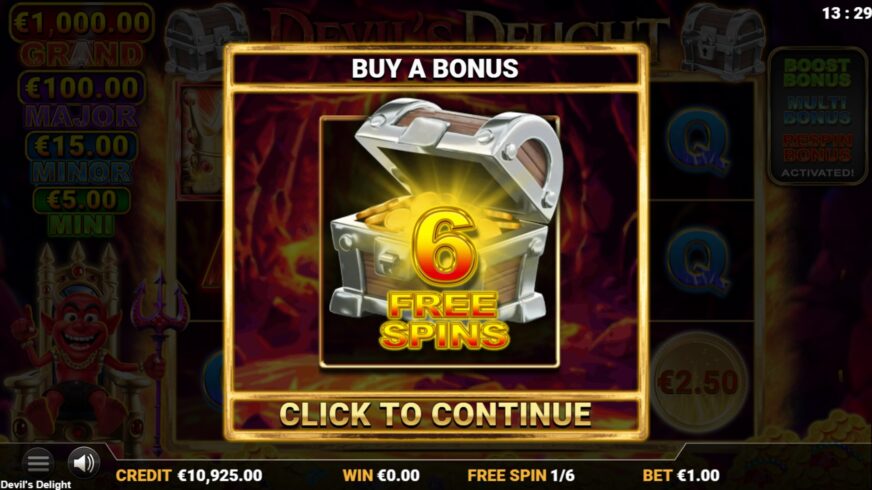 Devil’s Delight slot screen 2