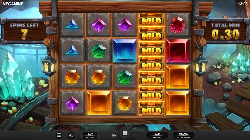 Mega Mine slot screen 6