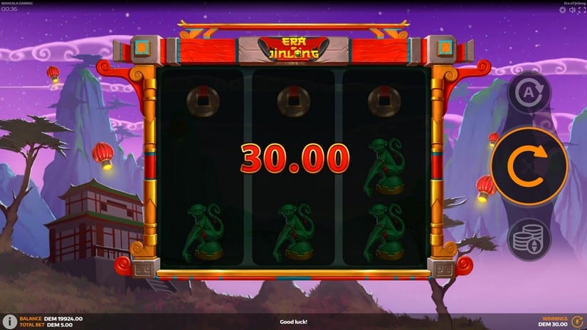 Era of Jinlong slot screen 4