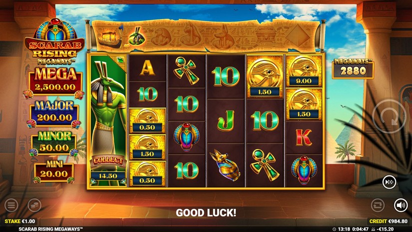 Scarab Rising Megaways slot screen 3