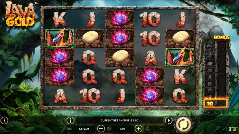 Lava Gold slot screen 1