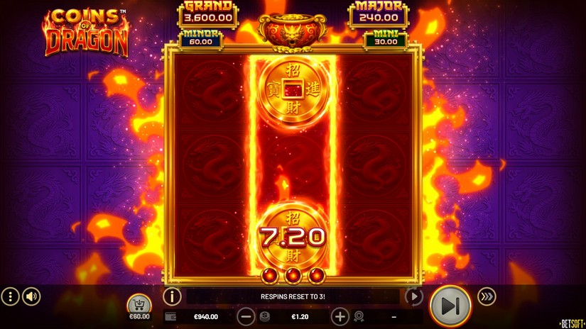 Coins of Dragon – Hold & Win slot screen 3