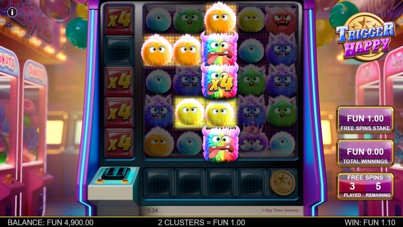Trigger Happy slot screen 4