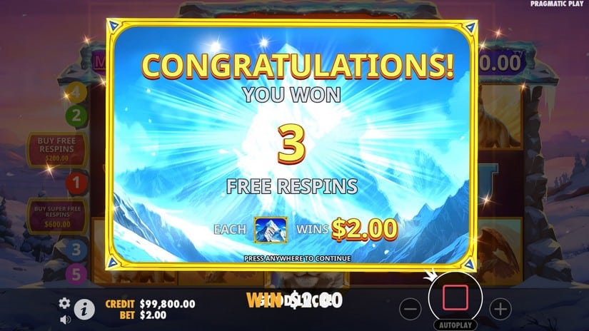 Himalayan Wild slot screen 2