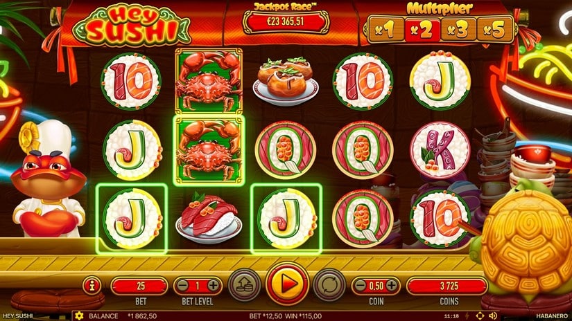 Hey Sushi slot screen 5