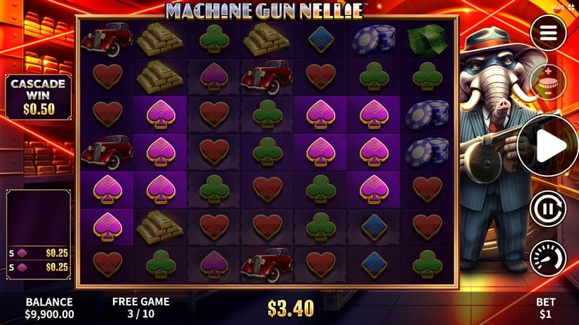 Machine Gun Nellie slot screen 4