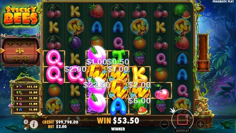Sticky Bees slot screen 4