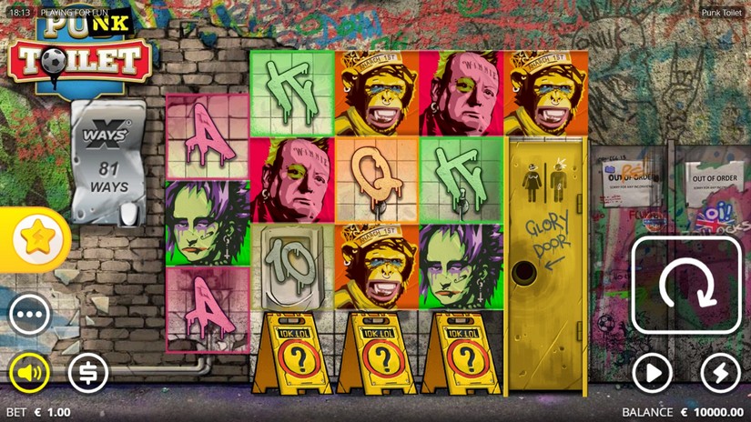 Punk Toilet slot screen 1