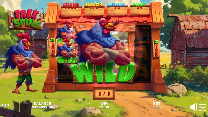 Wild Cock slot screen 3