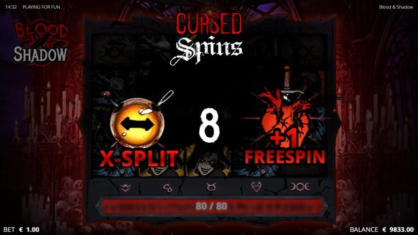 Blood & Shadow slot screen 4