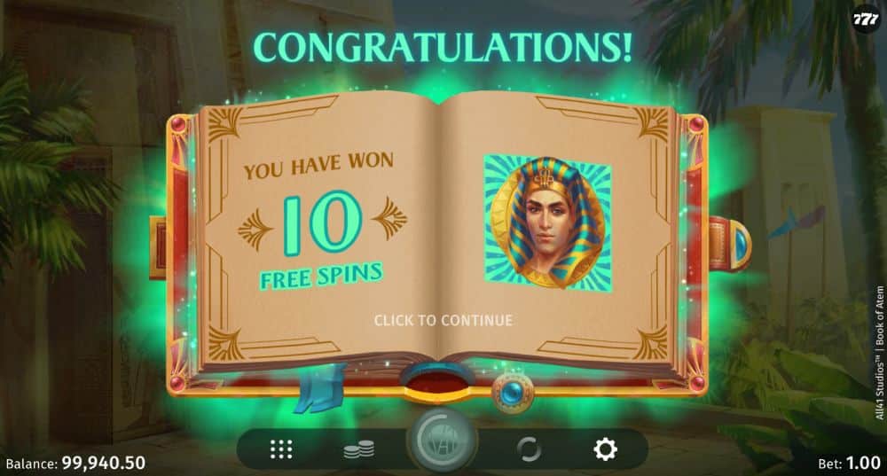 Book of Atem demo slot