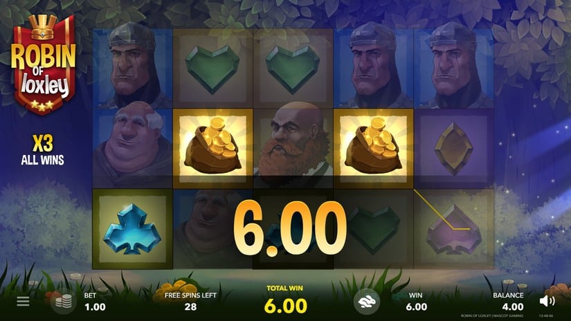 Robin of Loxley slot screen 3
