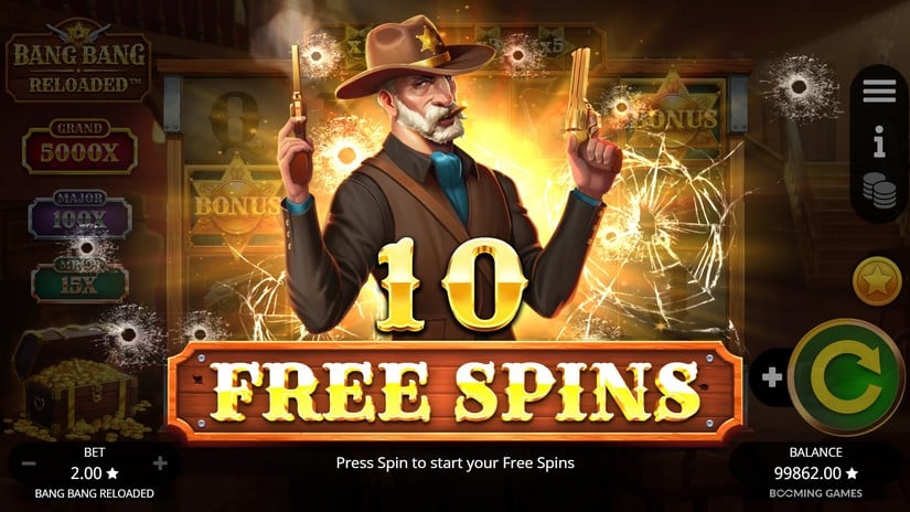 Bang Bang Reloaded slot screen 3