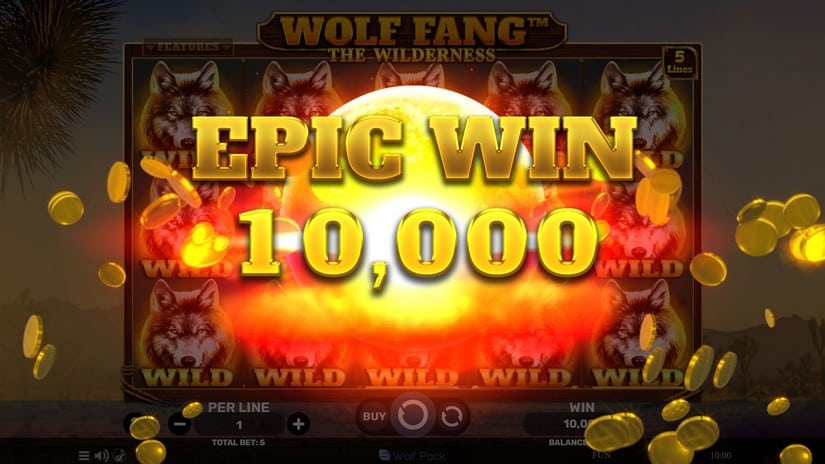 Wolf Fang The Wilderness slot screen 6