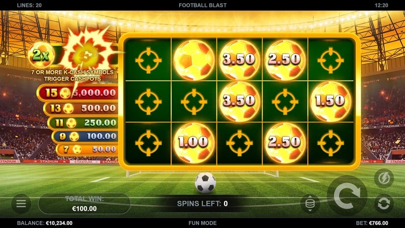 Football Blast slot screen 6