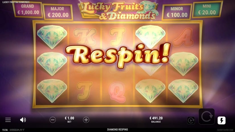 Lucky Fruits & Diamonds slot screen 4