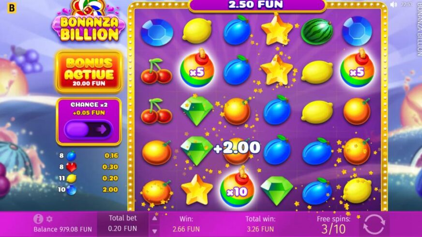 Bonanza Billion slot screen 3