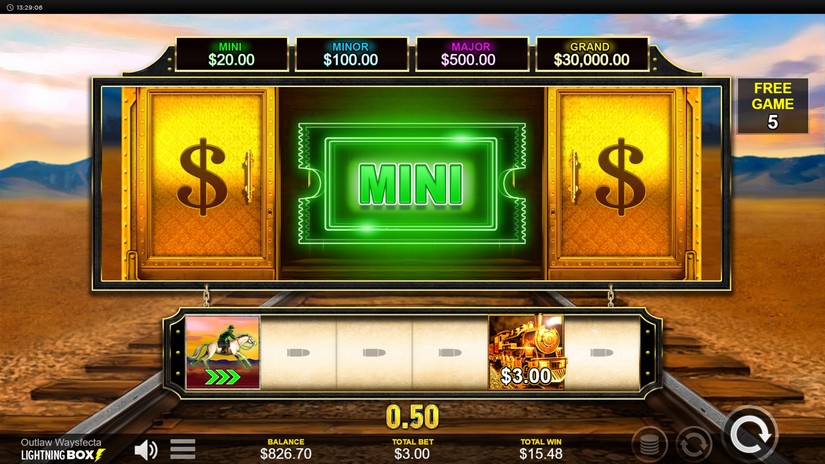 Outlaw Waysfecta slot screen 8