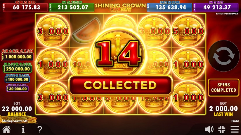 Shining Crown Cash Heat slot screen 6