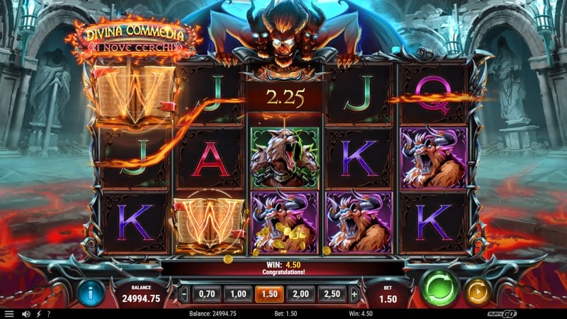 Divina Commedia I Nove Cerchi slot screen 4