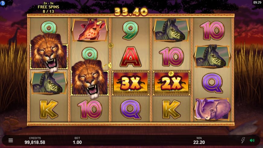 African Quest slot screen 4