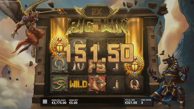 Temple of Torment slot screen 6