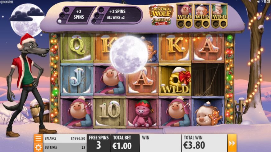Big Bad Wolf Christmas Special slot screen 3