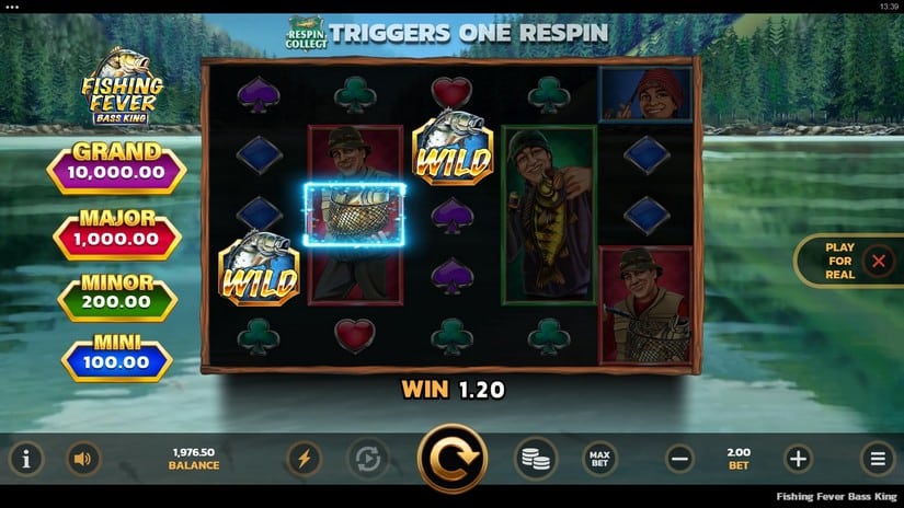 Fishing Fever Bass King slot screen 3