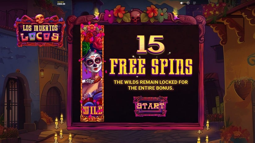 Los Muertos Locos slot screen 2