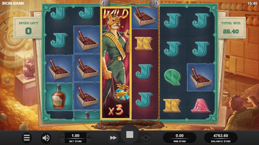 Iron Bank slot screen 5