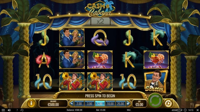 Cash-a-Cabana slot screen 1