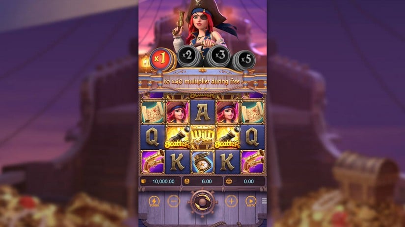Queen Of Bounty slot screen 1