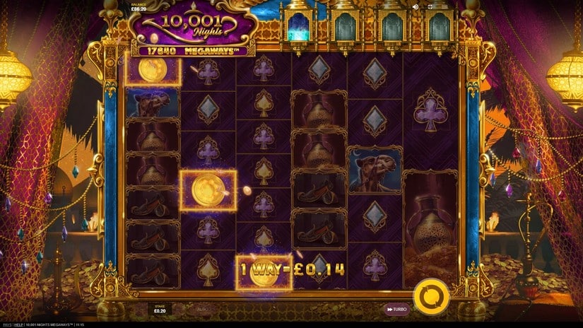 10 001 Nights MegaWays slot screen 2
