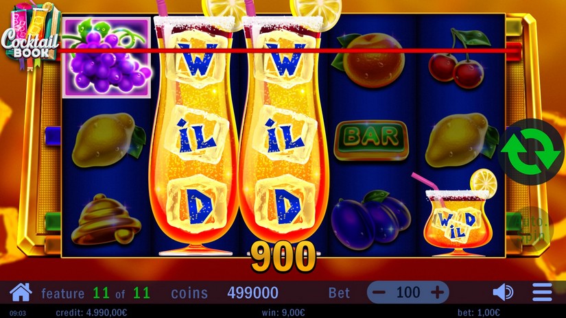 Cocktail Book slot screen 7