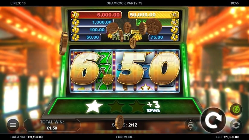 Shamrock Party 7s slot screen 3
