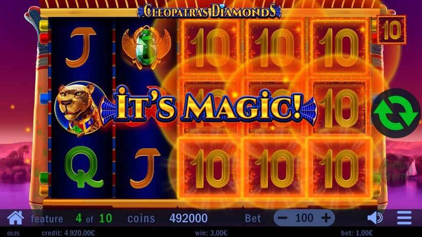 Cleopatras Diamonds slot screen 5