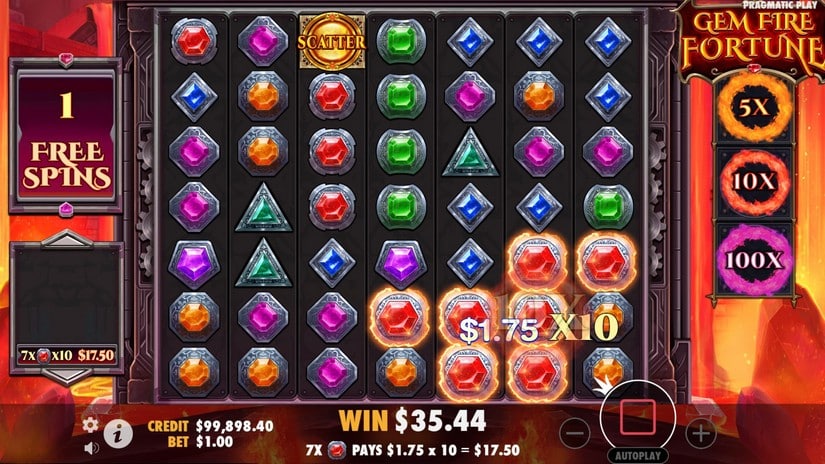 Gem Fire Fortune slot screen 5