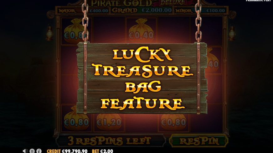 Pirate Gold Deluxe slot screen 3