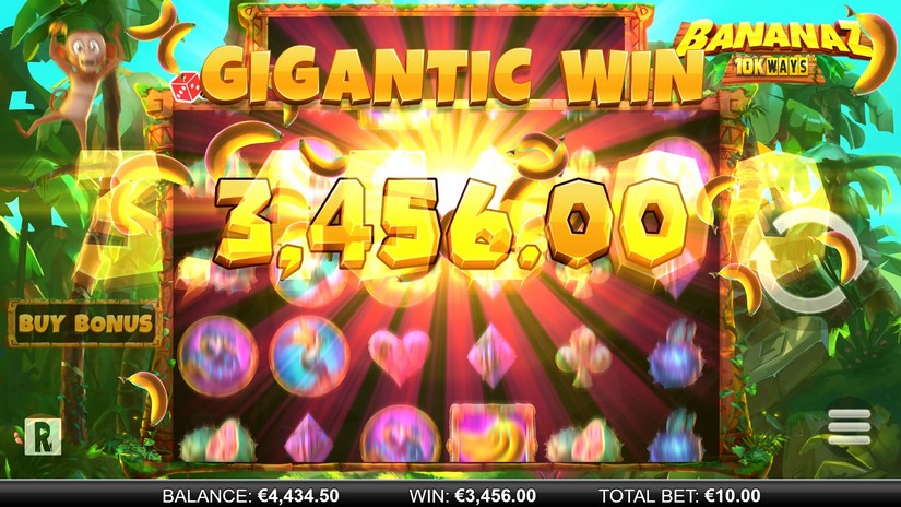 Bananaz 10K Ways slot screen 6