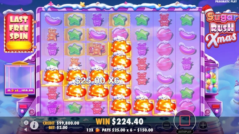 Sugar Rush Xmas slot screen 5