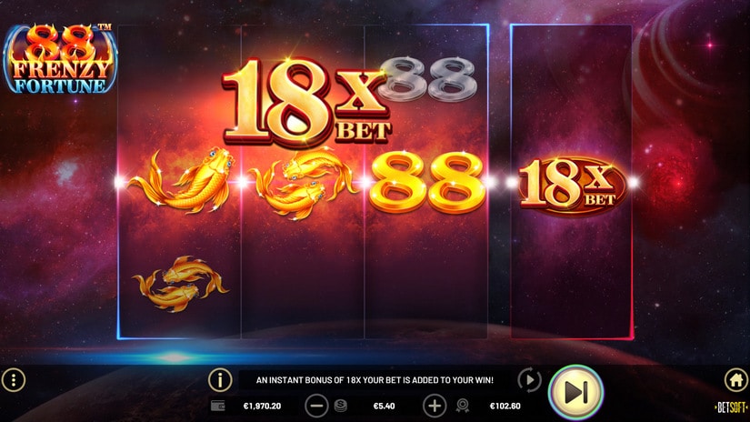 88 Frenzy Fortune slot screen 3