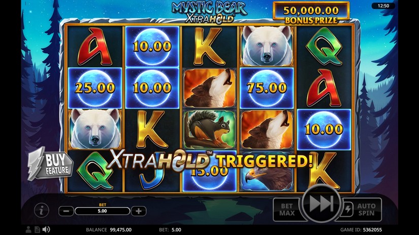 Mystic Bear XtraHold slot screen 3