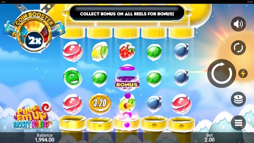 Pile ‘Em Up Frosty Sweets slot screen 2