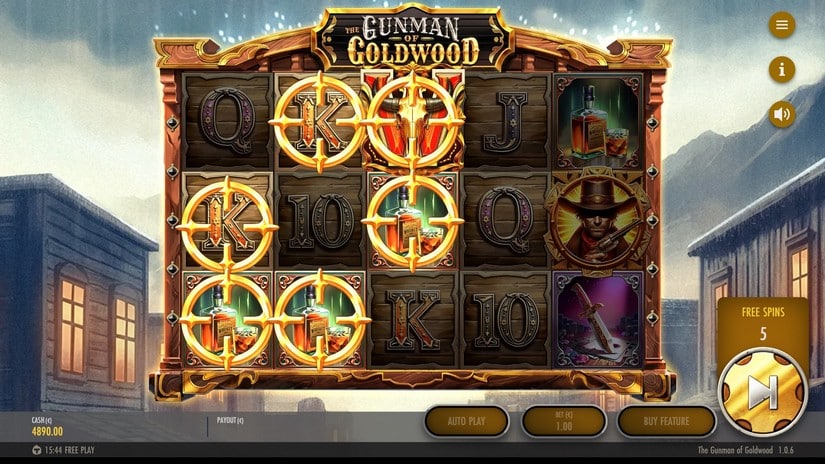 The Gunman of Goldwood slot screen 4