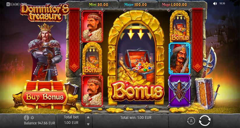 Domnitors Treasure slot screen 5
