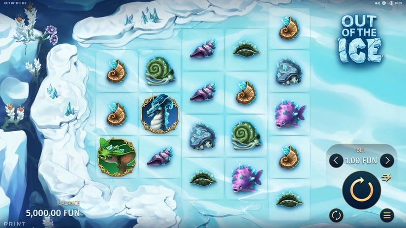 Out of the Ice slot screen 1