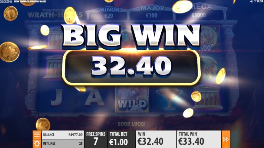 Titan Thunder: Wrath of Hades slot screen 3
