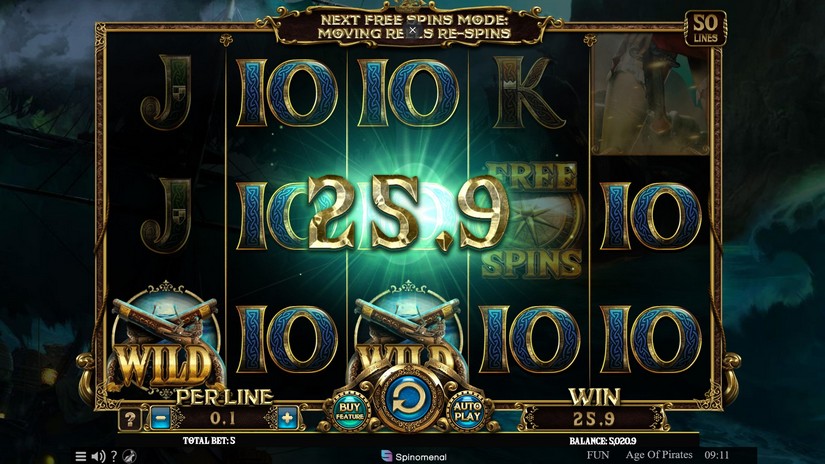 Age Of Pirates slot screen 2