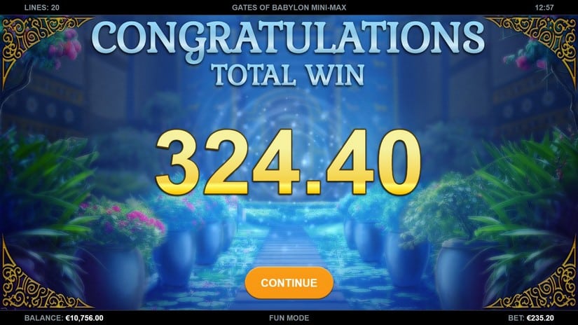 Gates of Babylon Mini-Max slot screen 7