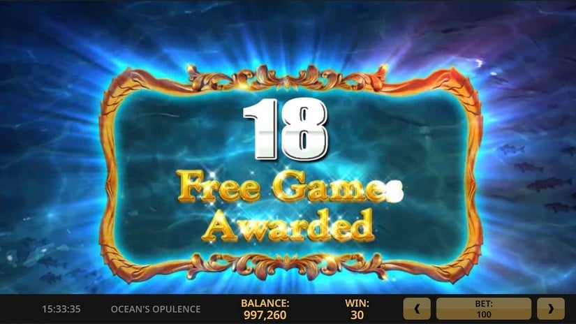 Oceans Opulence slot screen 4